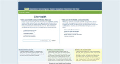 Desktop Screenshot of citehealth.com